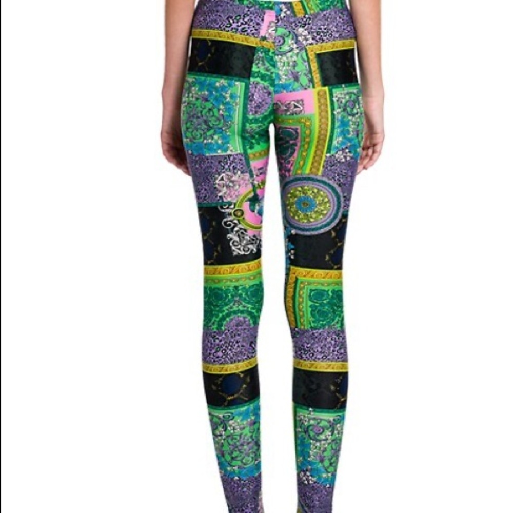 Versace Barraco Printed Tights